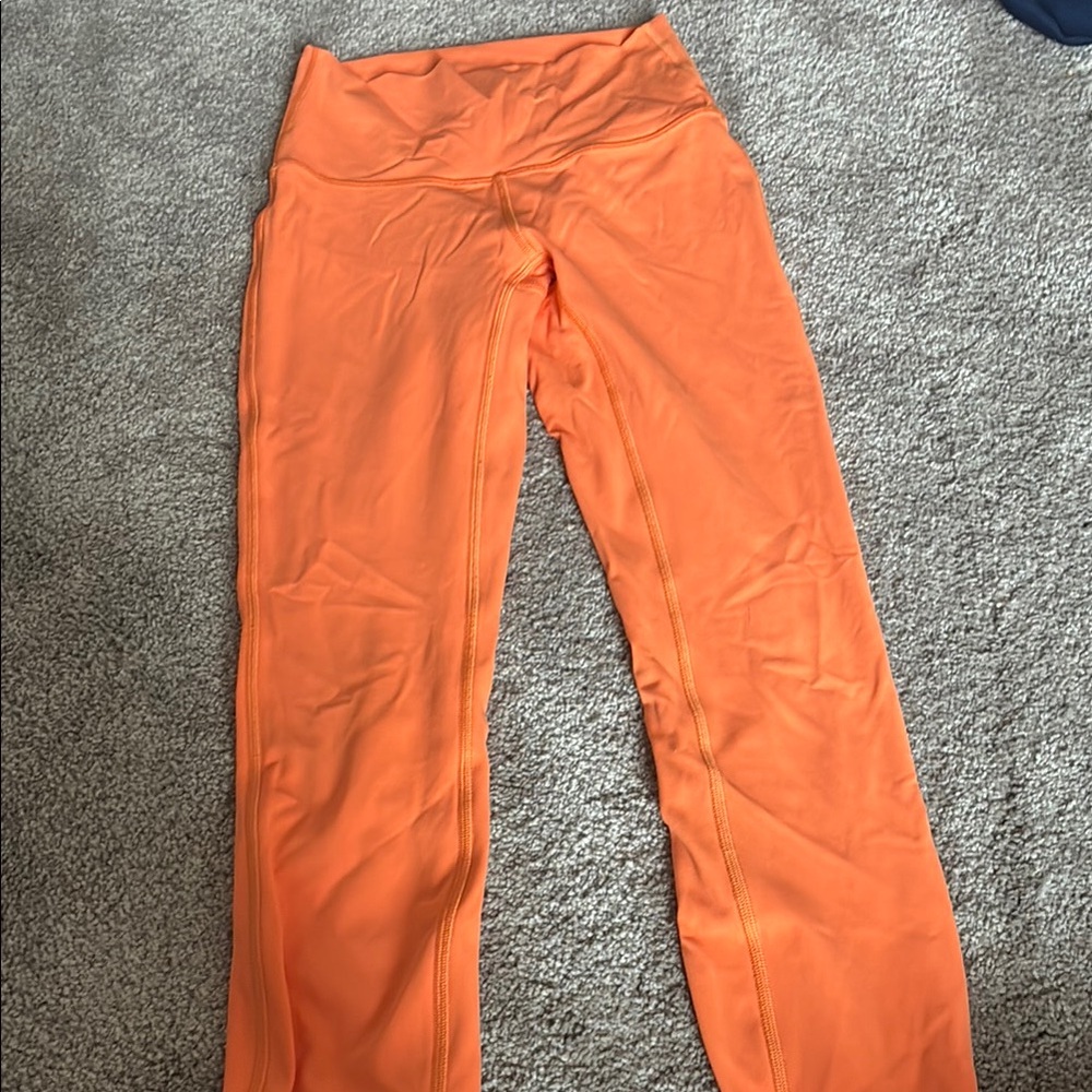 lululemon athletica Orange Leggings